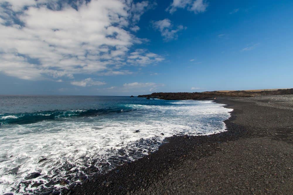 Playa de Echentive o Playa Nueva de Fuencaliente a La Palma
