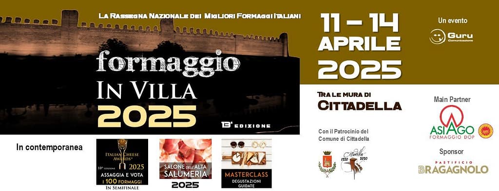 locandina formaggio in villa
