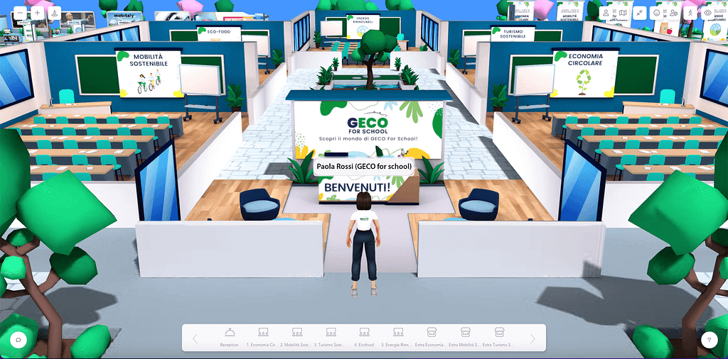 GECO for school, educational in 3D