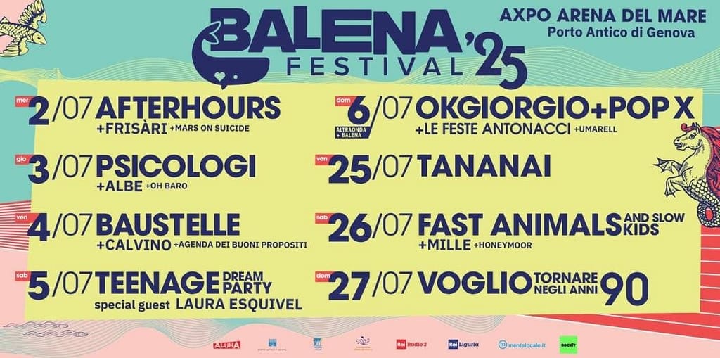 Balena Festival 2025 lineup