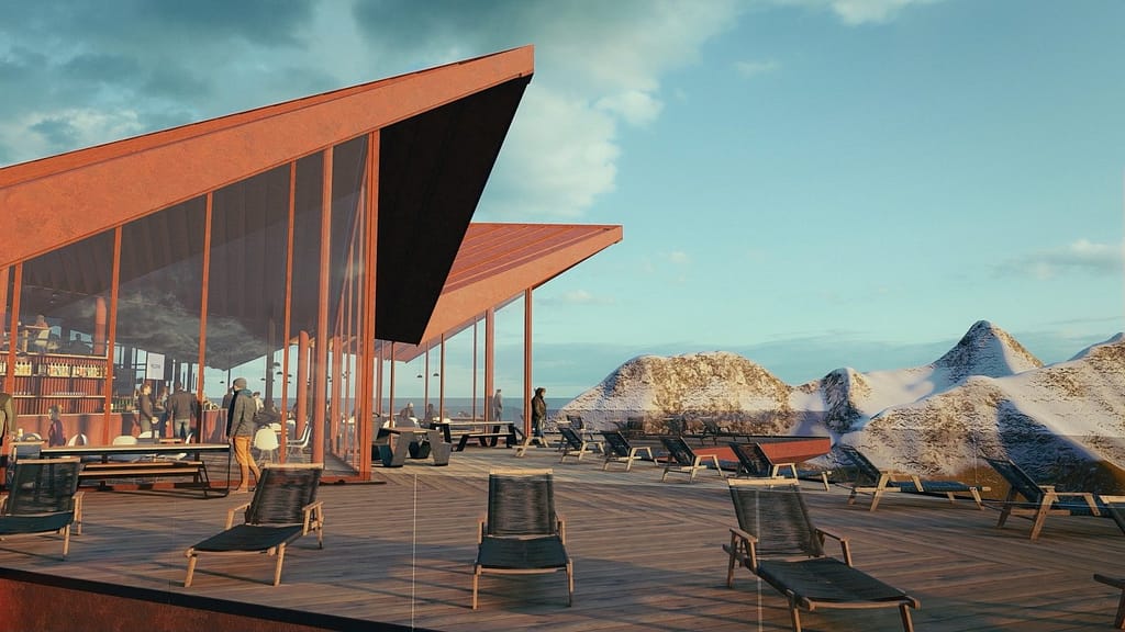 Ristorante panoramico a stella per PILA