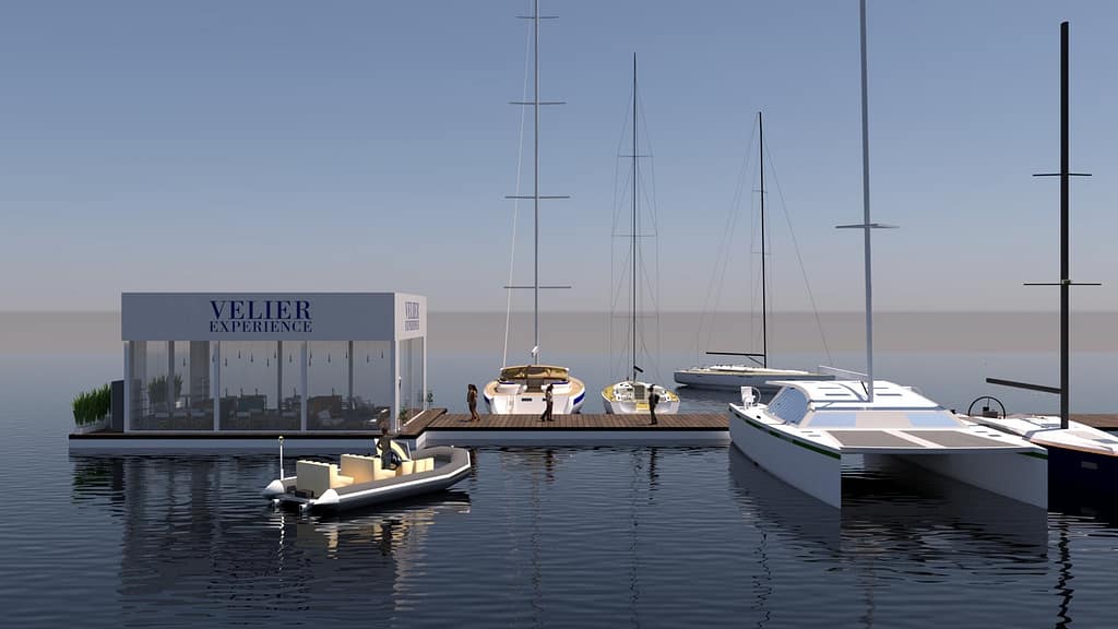 rendering Velier Experience - salone nautico 63