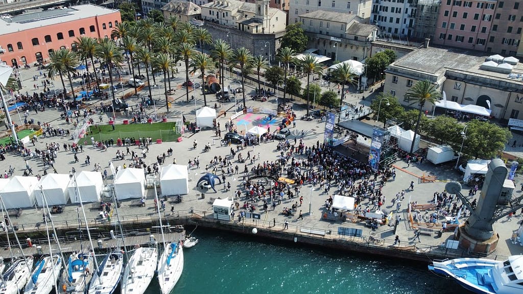 La festa dello sport al Porto Antico di Genova