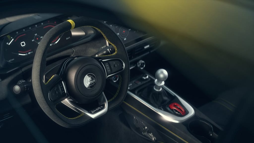 Lotus Emira Turbo SE - Racing Line -Steering Wheel