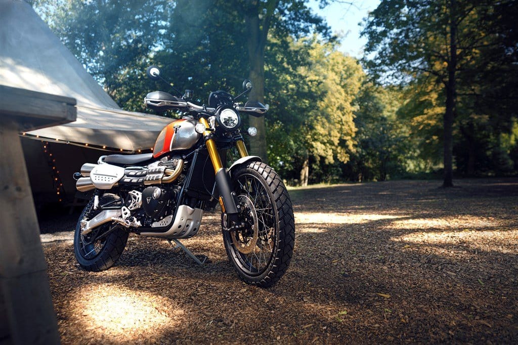 Triumph Boneville scrambler