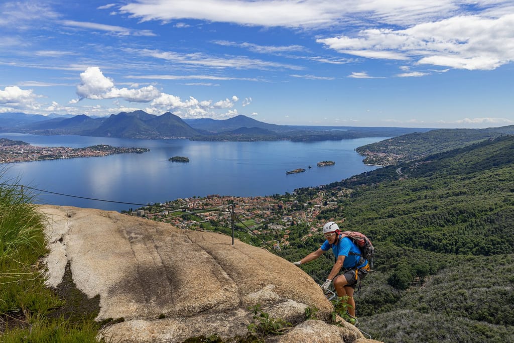 Ferrata dei Picasass - Baveno - Lago Maggiore - Archivio Distretto Turistico dei Laghi - Foto MB Cerini