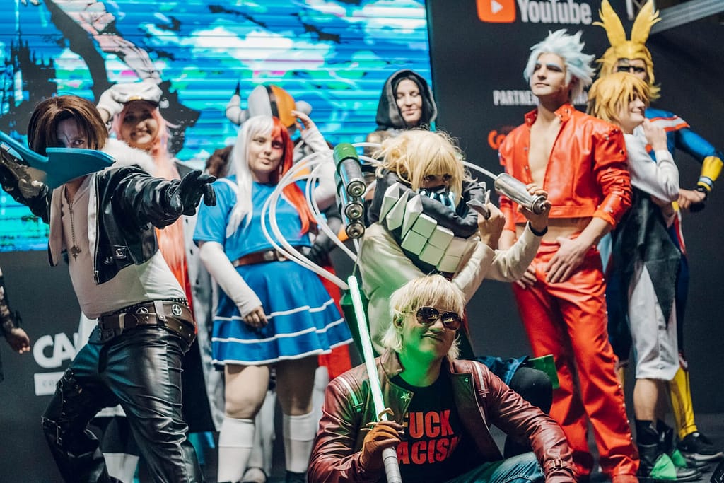cosplayers alla milano games week