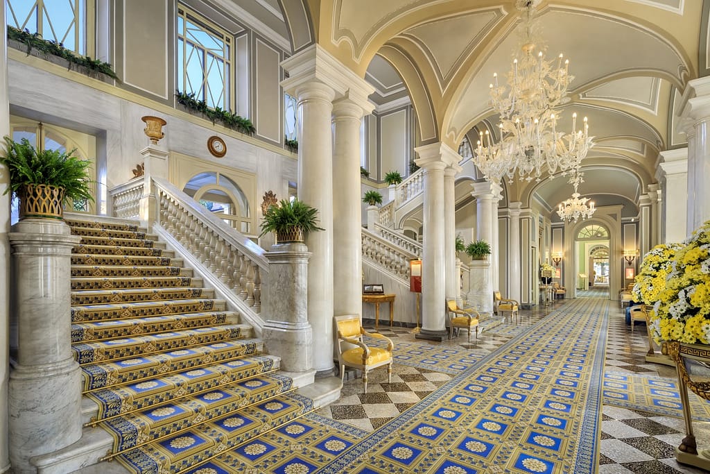 la hall di villa d'este