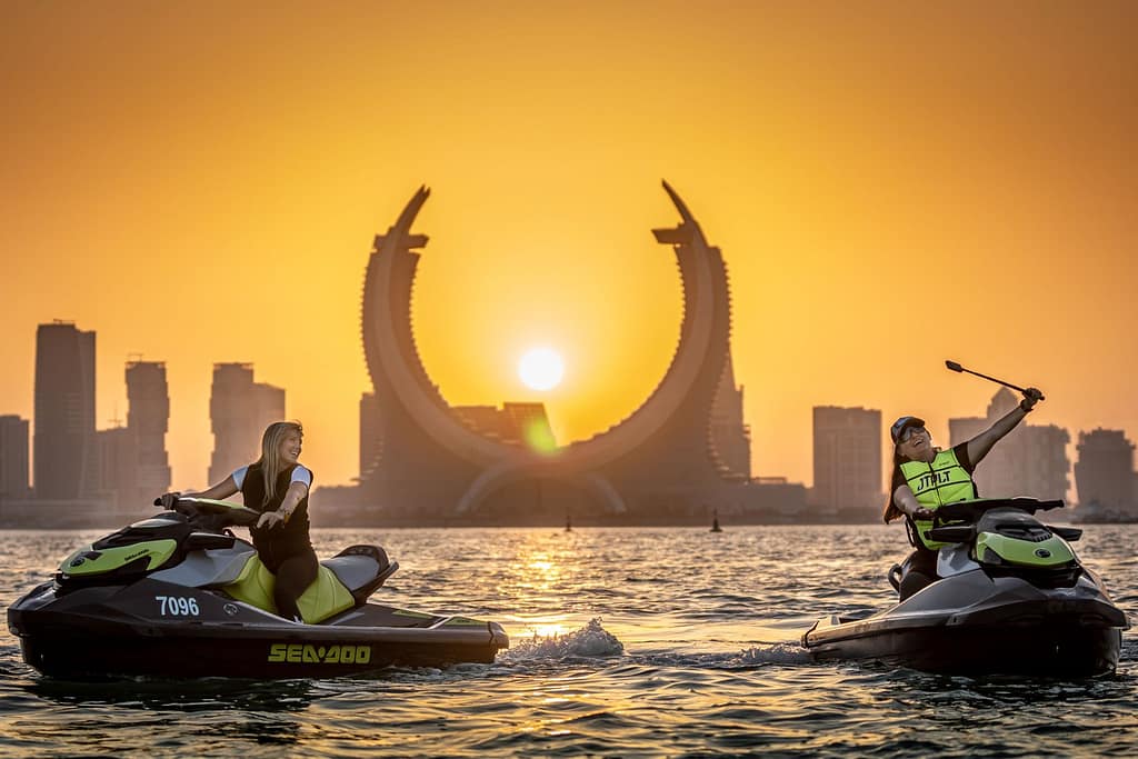 QatarTourism, Jet Ski by Katara Towers