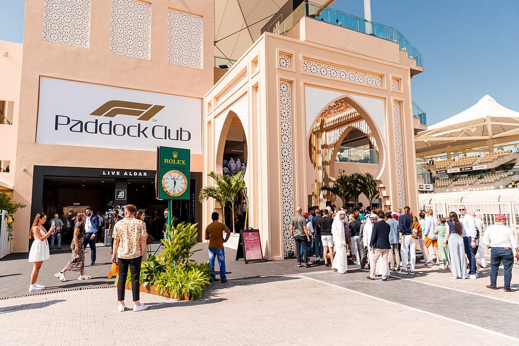 il paddock di Abu Dhabi F1 Grand Prix