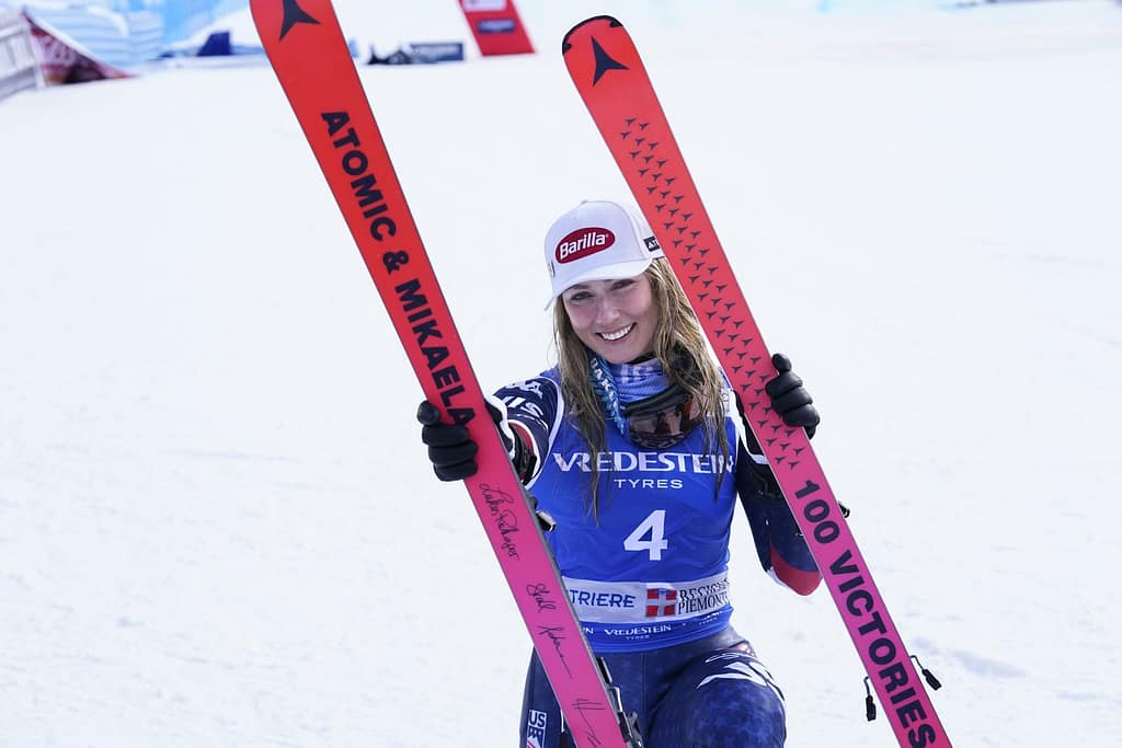 Fis Alpine Ski World Cup 2024/2025. Mikaela Shiffrin (USA) Sestriere (ITA), 23/02/2025
Photo: Pier Marco Tacca /Pentaphoto