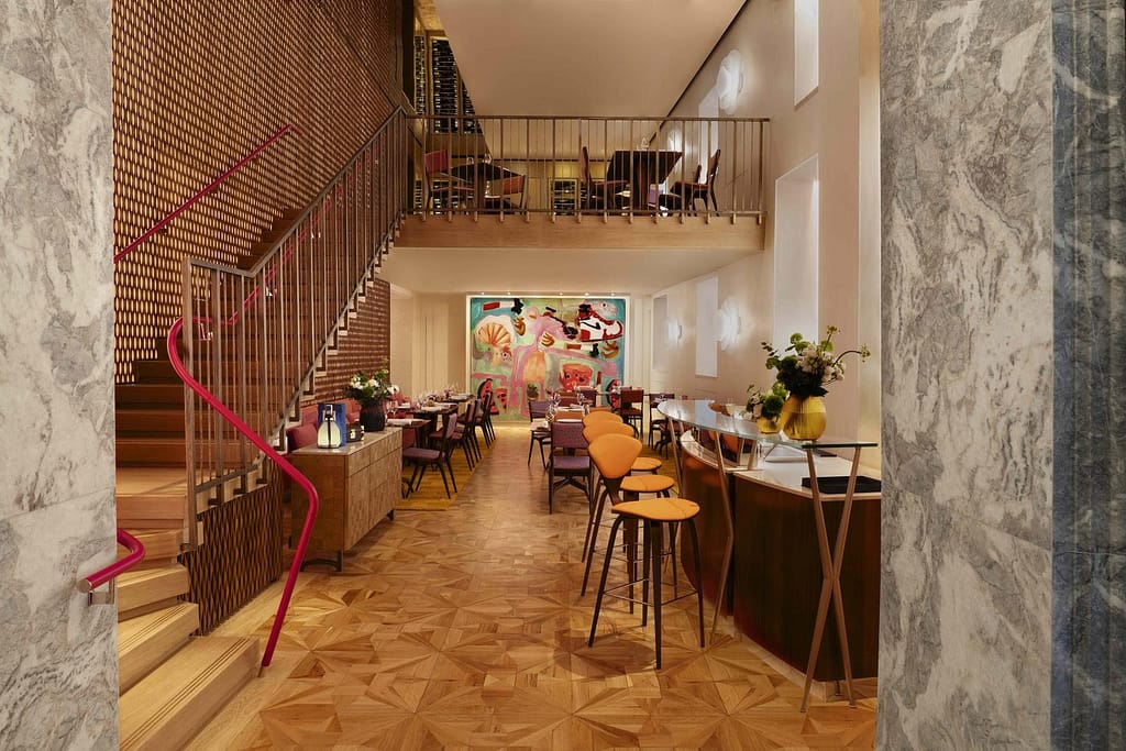 Louis Vuitton di via Montenapoleone, il ristorante