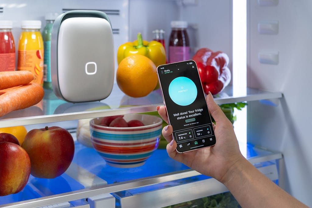 Shelfy nel frigorifero con app