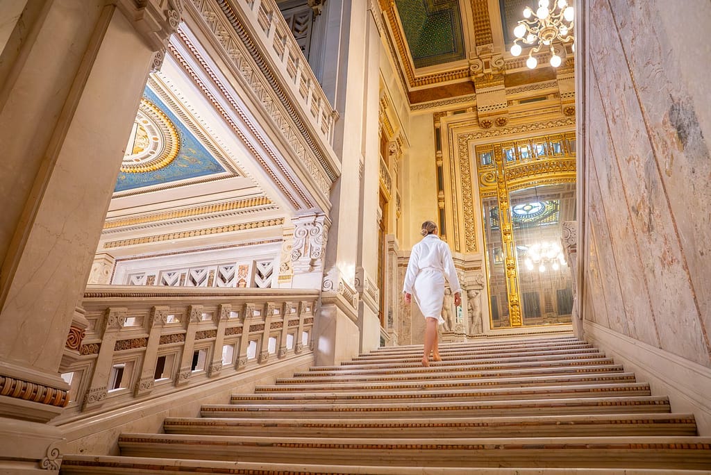 QC Salsomaggiore, scalone interno