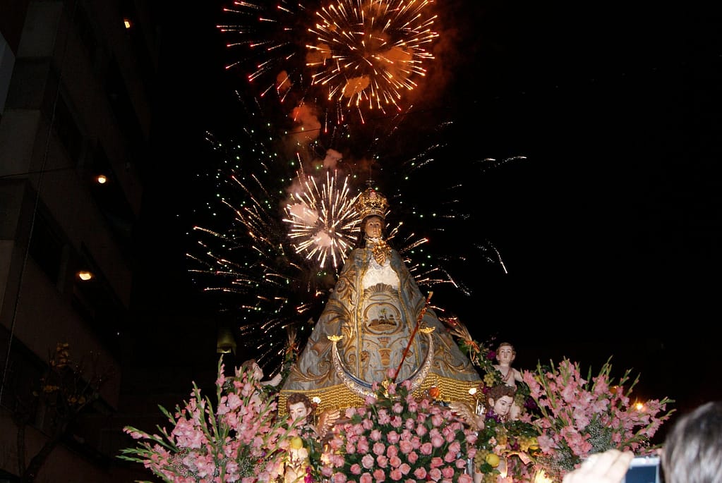 Festa della Virgen del Castillo a Yecla, Murcia (Spagna)