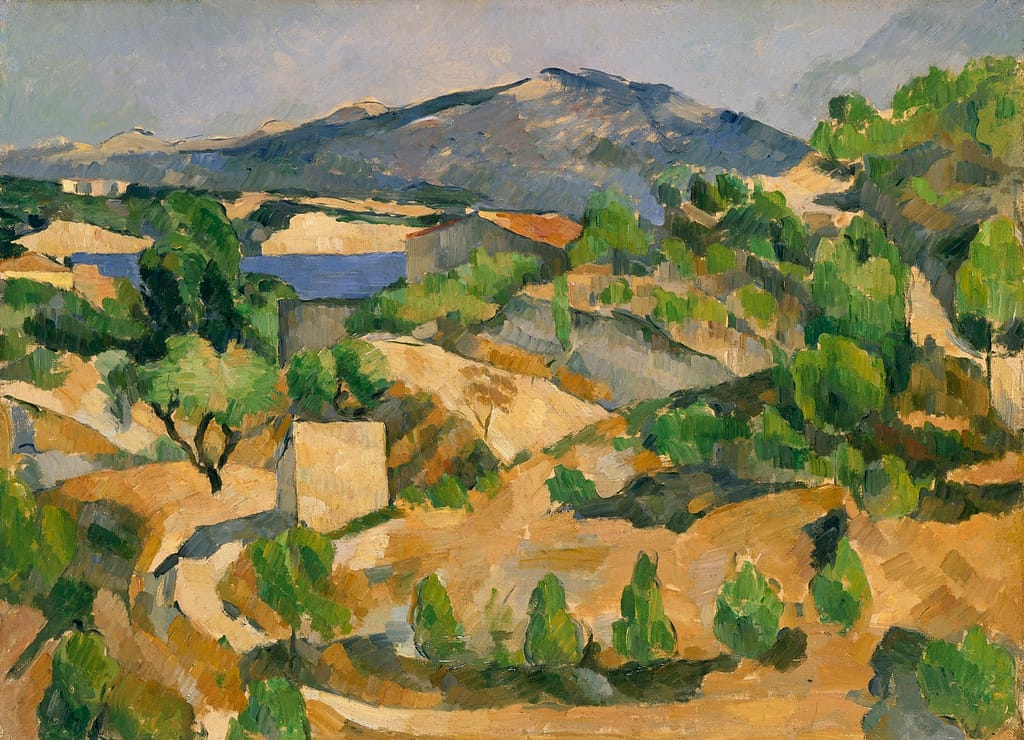 Paul Cezanne, Montagna Sainte-Victoire, 1878-1879
olio su tela, cm 54,2 x 74,2
Cardiff, Amgueddfa Cymru - National Museum Wales
© Amgueddfa Cymru - Museum Wales