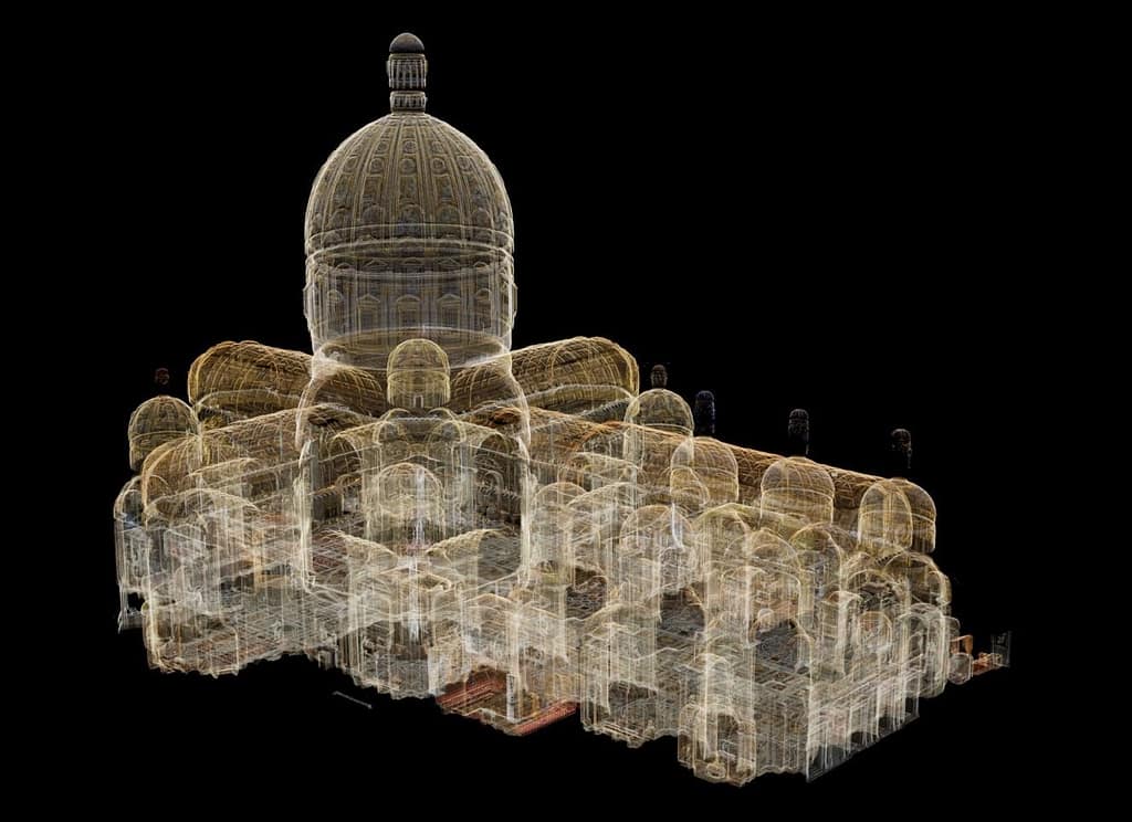 AI generated image_x-ray st peters basilica 3 (2)