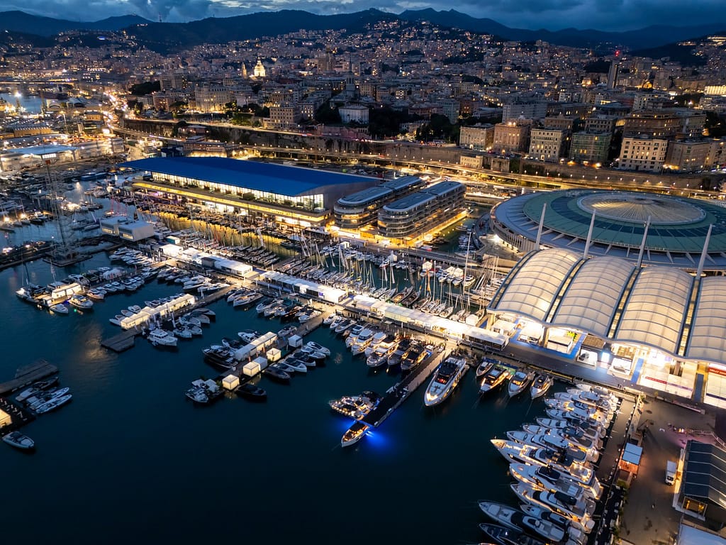 Salone Nautico di Genova 2024 by night