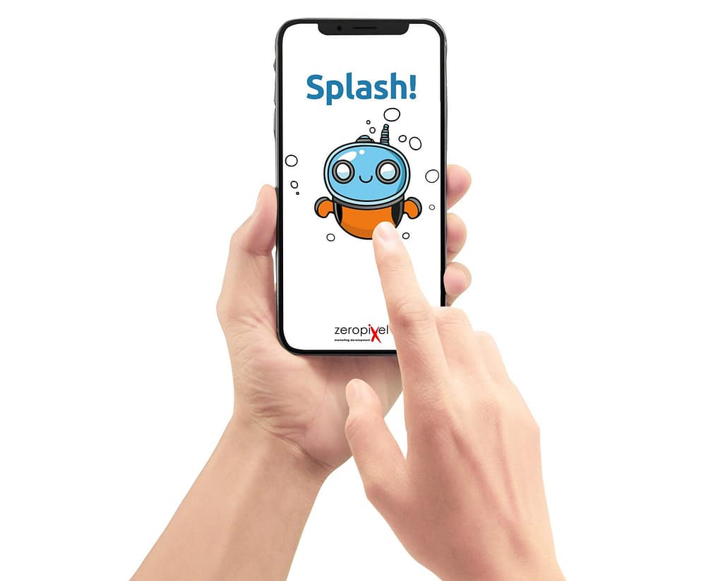 la appSplash nel telefono