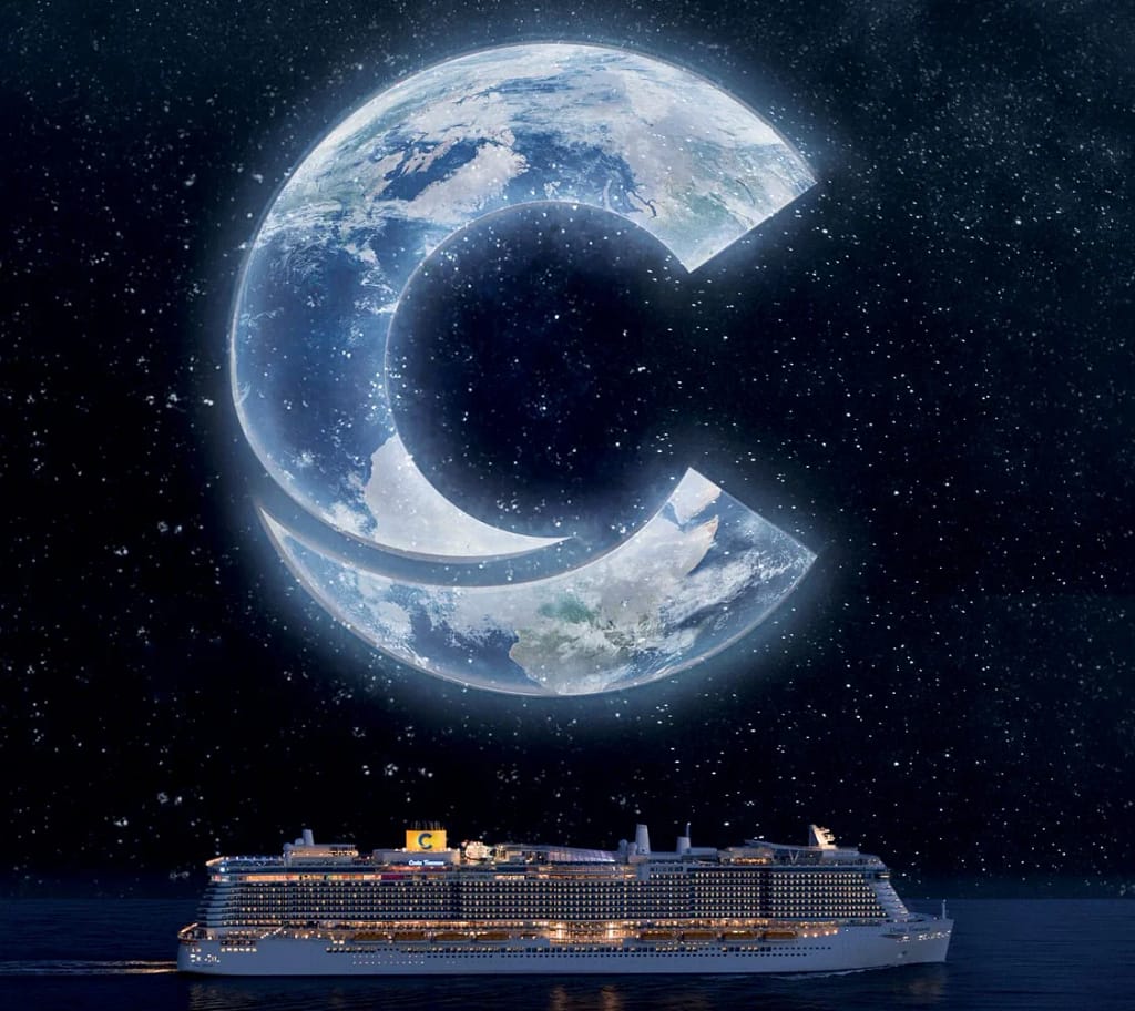 il lofgo Costa al posto della luna