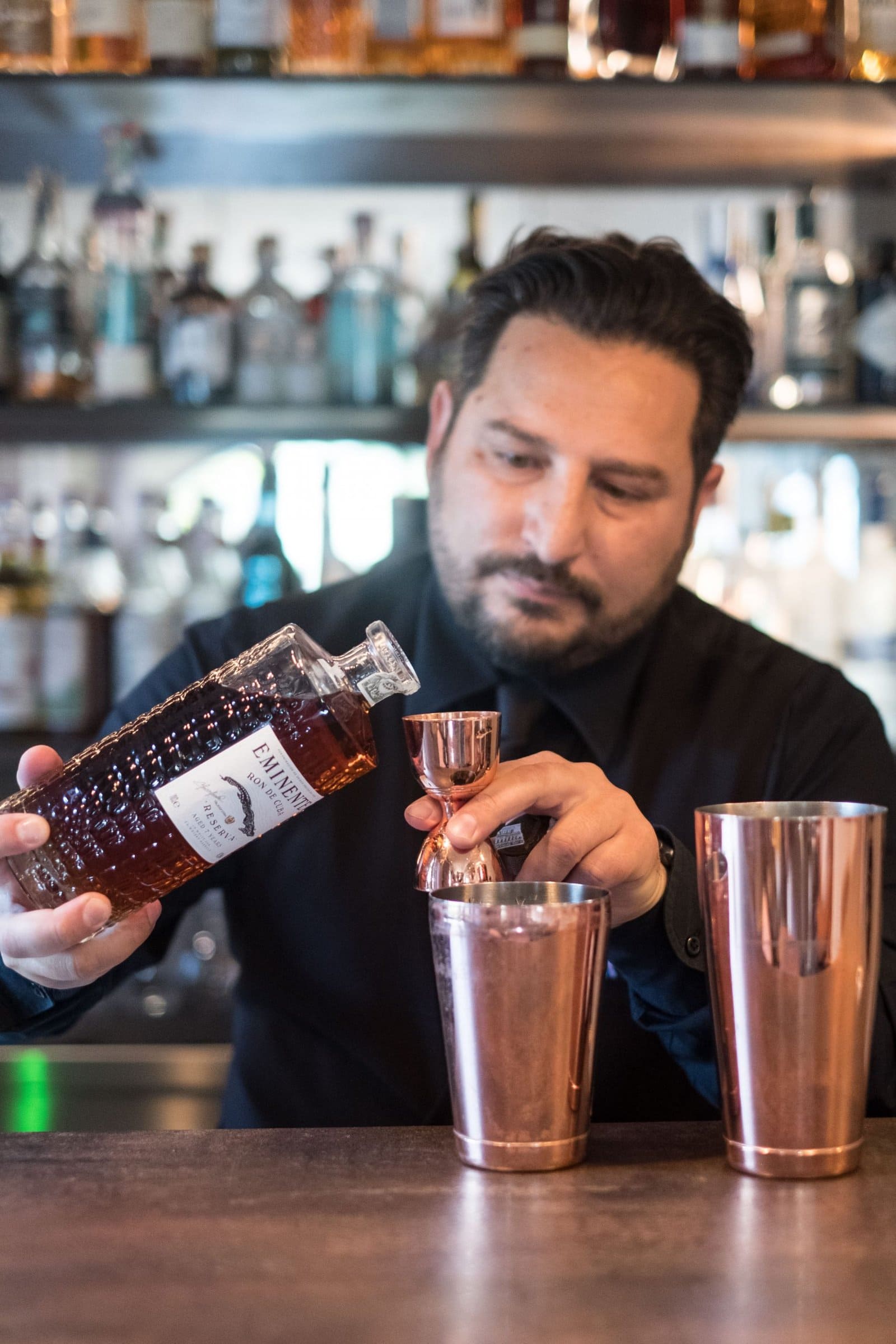 Luciano Gusmeroli, Filario Hotel, cocktail Into the dark side