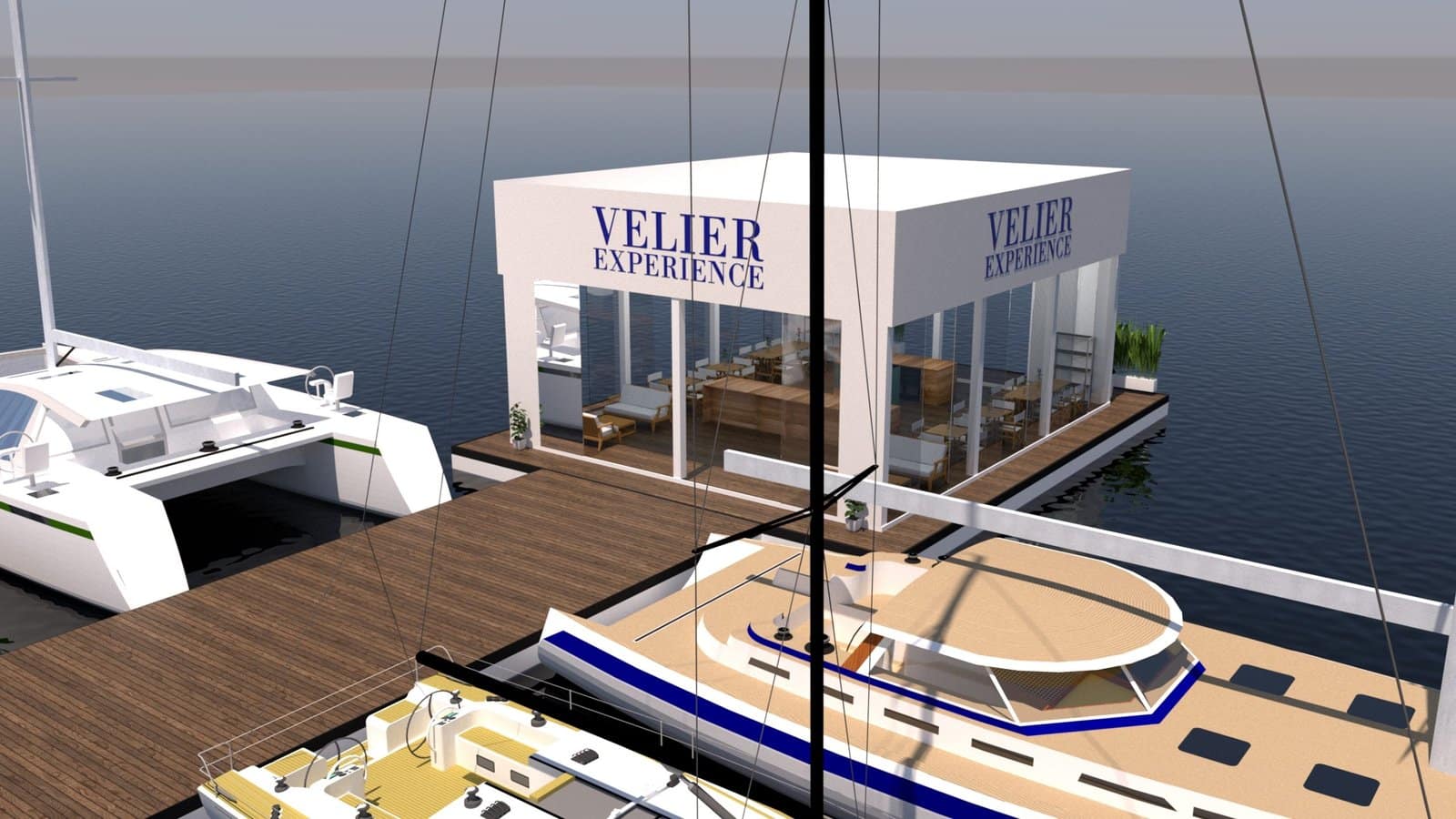 rendering Velier Experience - salone nautico 63