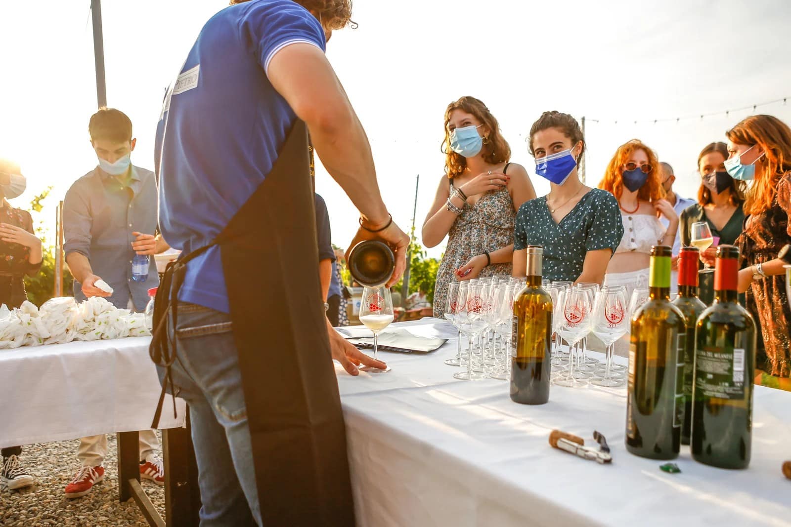 degustazione nella vigna di Poderi di San Pietro, Milano