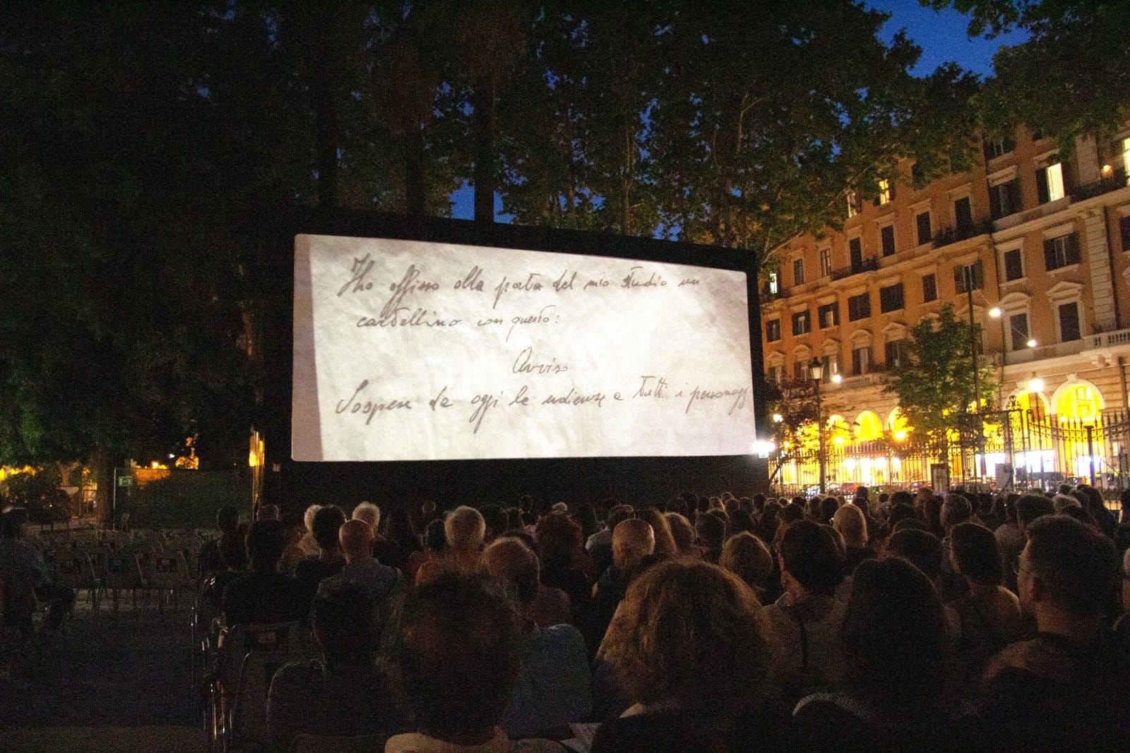 la platea di arena cinevillage