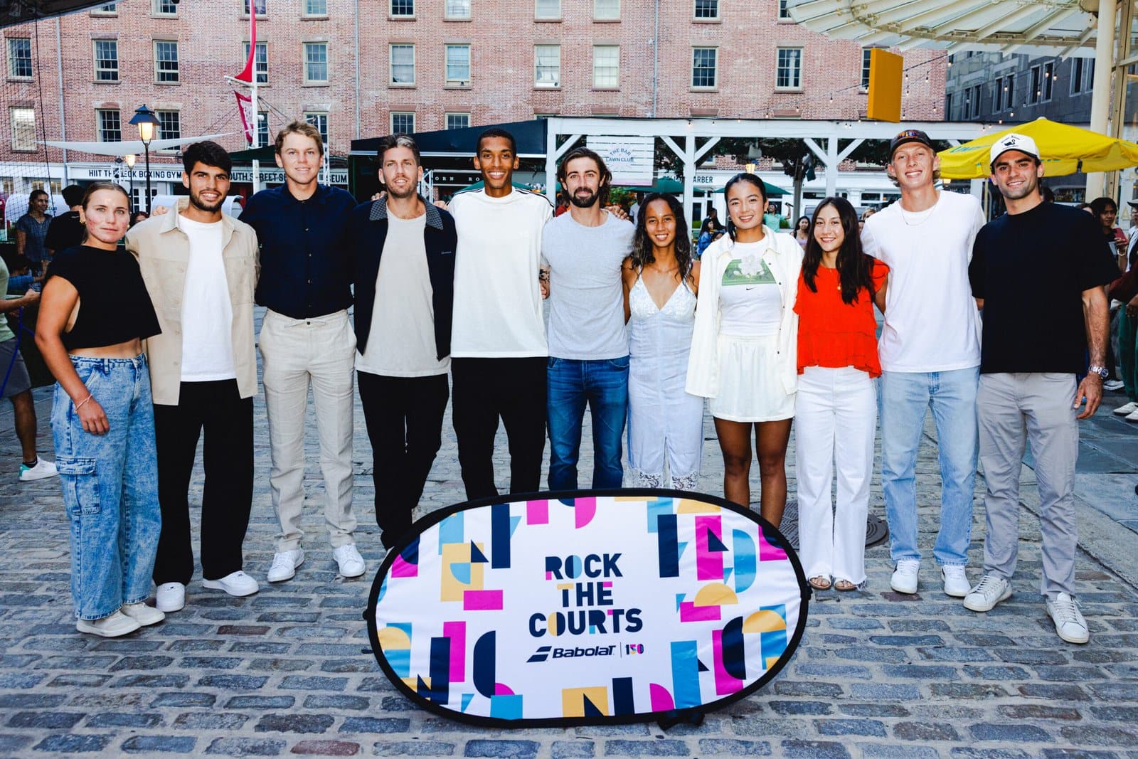 US OPEN EVENT BABOLAT PLAYERS with Alcaraz _ AUG 22 2025 in NY