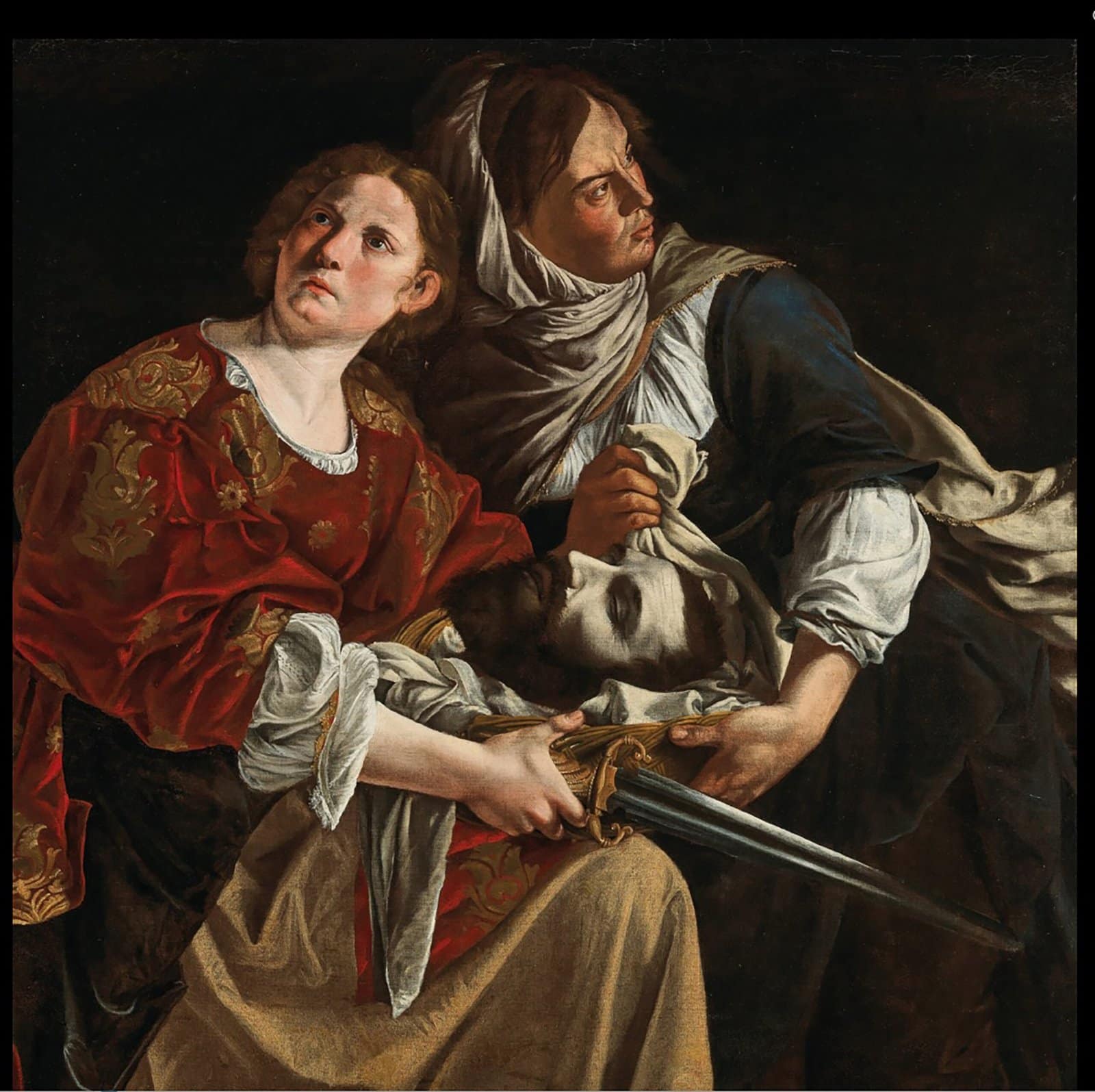Artemisia Gentileschi Giuditta e la sua serva con la testa di Oloferne, 1640 ca. Olio su tela, cm 115x116,4 Fondazione Carit, Terni, Italia
