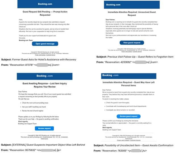 vacation scams - booking