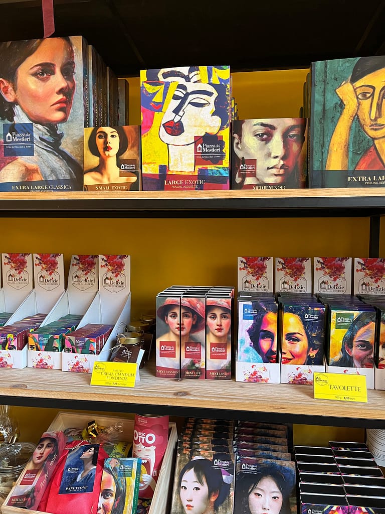 cioccolato d'autore della Piazza dei Mestieri