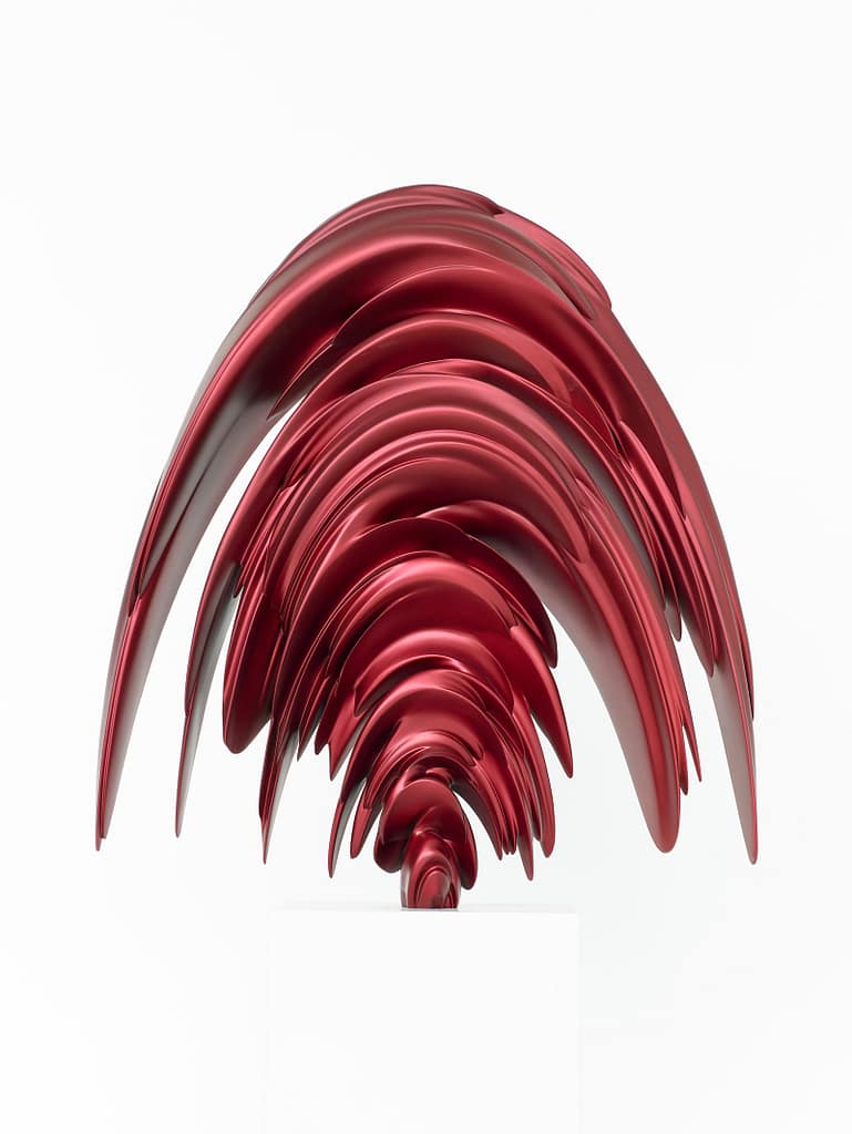 Tony Cragg. Spring #12, 2015. Scultura in bronzo, 100x89x25. Ph. credits Michael Richter