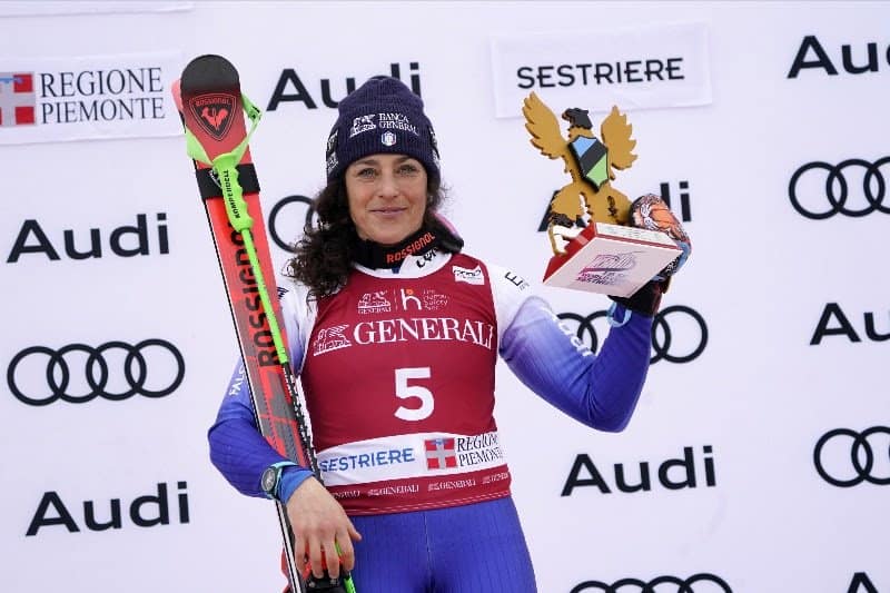 Federica Brignone _ Winner GS 22 febbraio 2025 _ Pentaphoto 198935