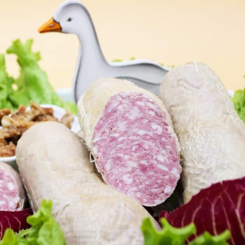 salame d'oca del salumificio Nicolino a Mortara