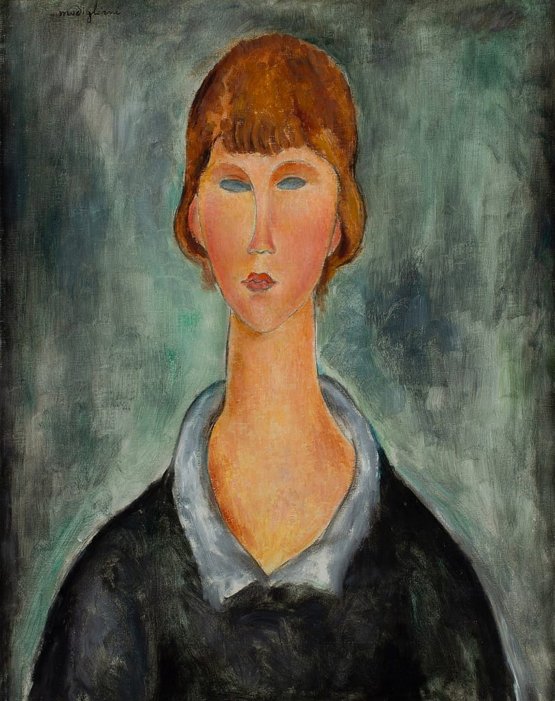 Amedeo Modigliani, Ritratto di donna, 1918-1920
olio su tela, cm 65 x 50
La Chaux-de-Fonds, Musée des Beaux-Arts
© Jessie Schaer, 2025