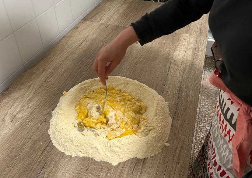 preparazione della pasta experience by Cesarine