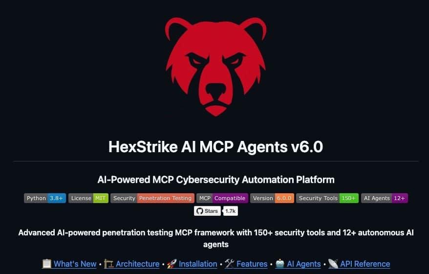Figura 2 HexStrike AI MCP Toolkit.