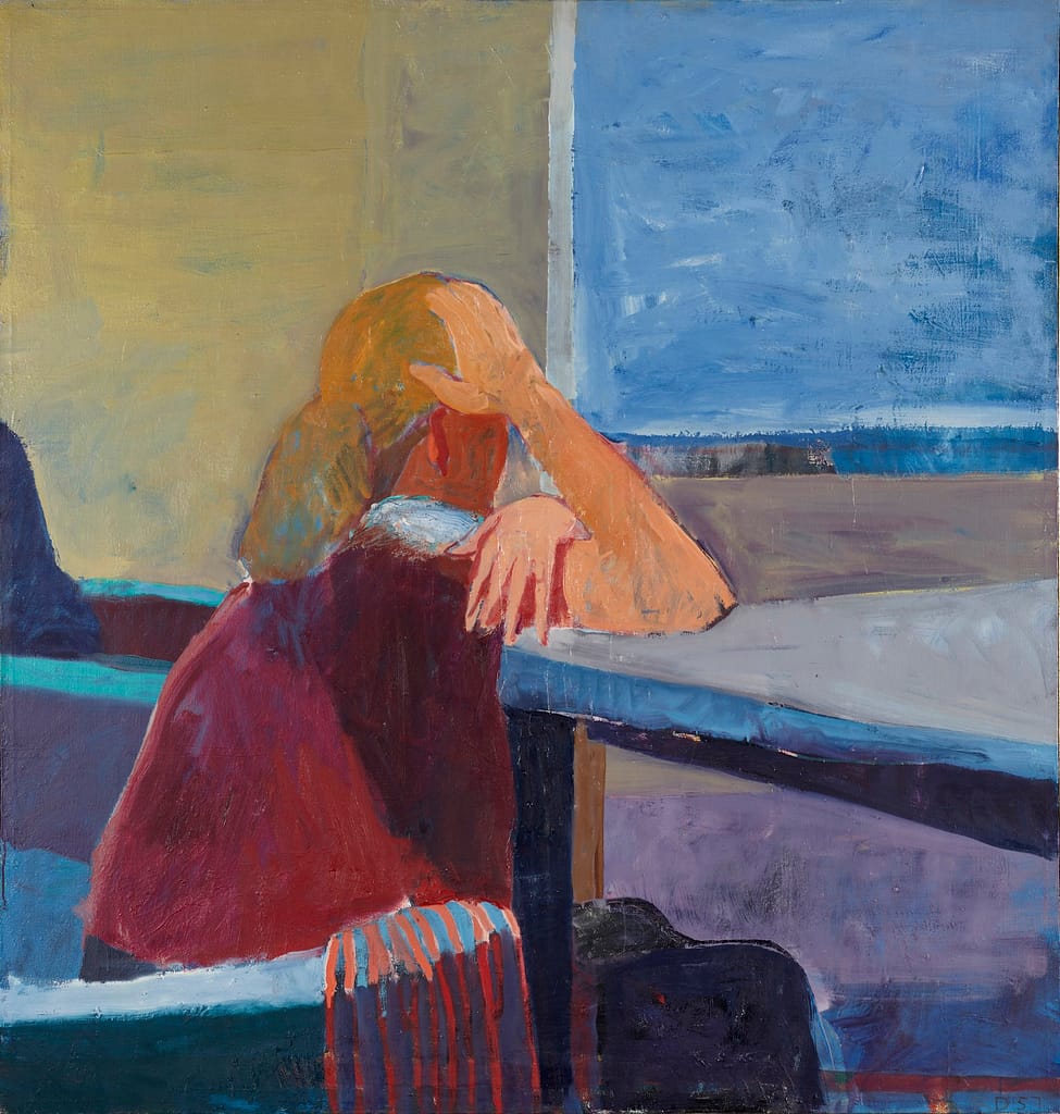 Richard Diebenkorn, Donna alla finestra, 1957
olio su tela, cm 149,9 x 142,2
Buffalo AKG Art Museum, dono di Seymour H. Knox, Jr., 1958