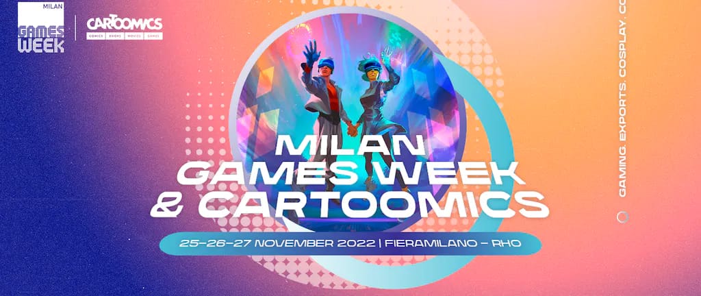 banner milan games week & cartoomics